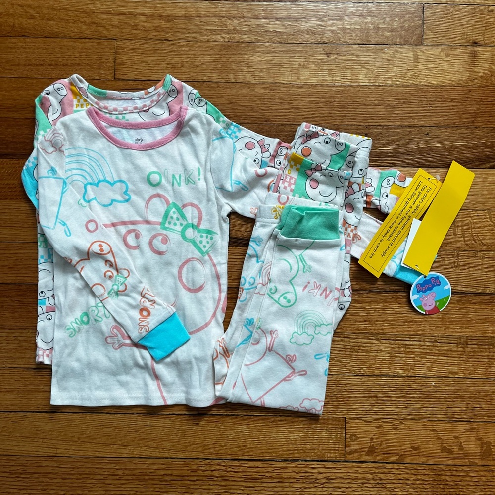 Peppa Pig, Pajama Sets, 4T, NWT